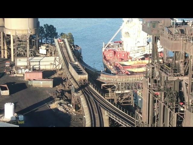 NS loading the Algoma Innovator at the Sandusky Coal Dock