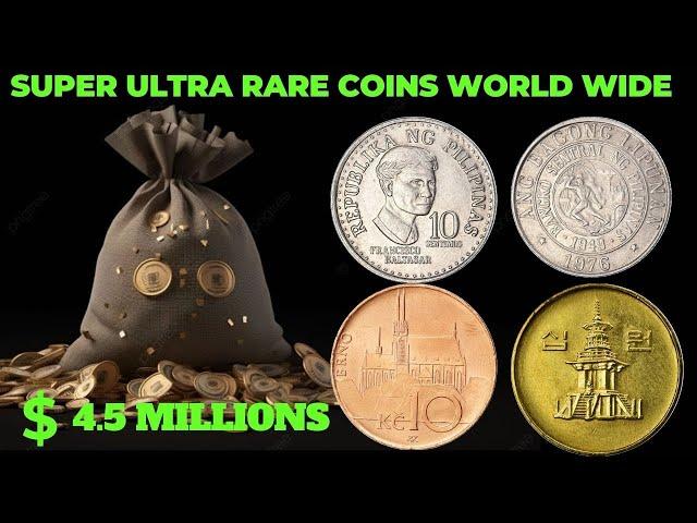 TOP 3 SUPER VALUABLE PHILIPPINE, SOUTH KOREA AND CZECH COINS WORTH BIG MONEY.