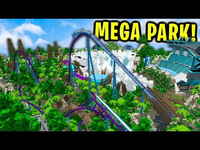 This *MEGA PARK* in Theme Park Tycoon 2 Is AMAZING...