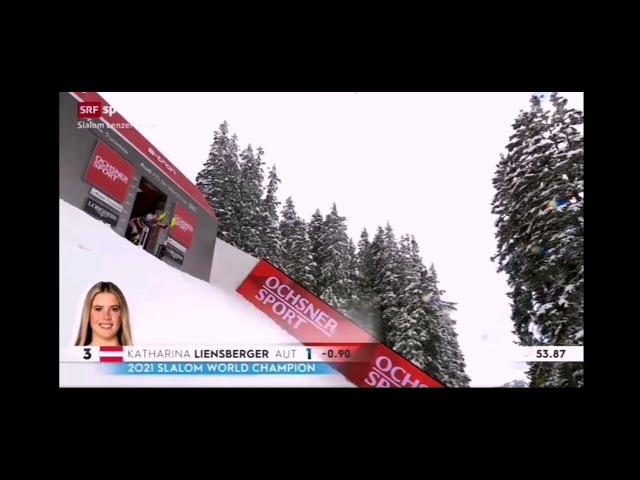 Katharina Liensberger gewinnt Slalom Kristallkugel!!! 