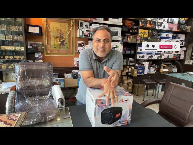 8 INCH ACTIVE SUBWOOFER FOR CAR  2024 | UNBOXING AND DETAIL VIDEO