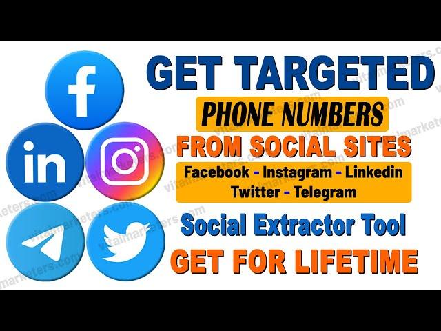 New Social Phone Extractor Download For Lifetime | Extract Phone Numbers From All Social Media