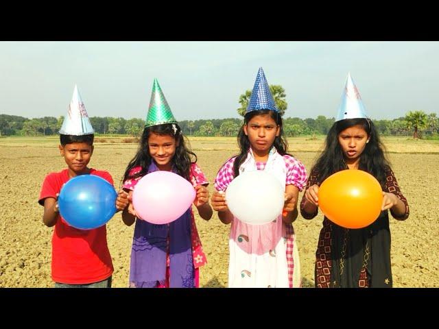 outdoor fun with Flower Balloon and learn colors for kids by I kids episode -428.