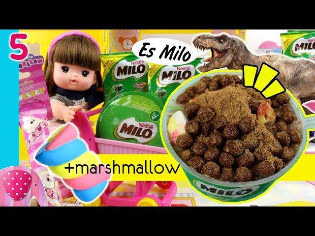 Cooking Time #5 Es Milo Dinosaurus dengan Sereal Milo Marshmallow Susu Ultra Mimi - GoDuplo TV