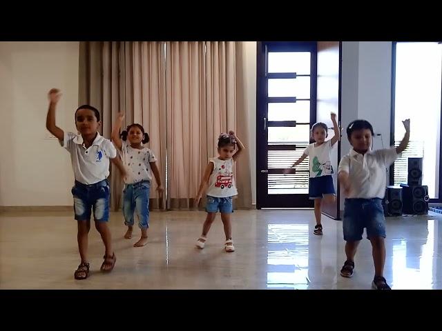 CHANN WARGI/DANCE STEPS/CHOREOGRAPHED BY RENU #bhangrasteps #littlekids