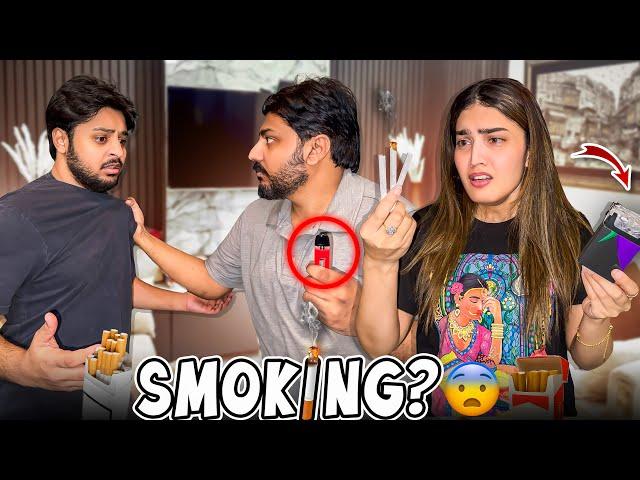 AREEB NY SMOKING START KER DE  | Bhai Ny Gussa Mai Thapar Mar Dea  | Gari Sy Cigarette Nikal Aye