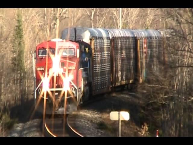 CEFX TRAIN CLIPS + RARE CP 220 LASHUP!!! [April 5, 2012]