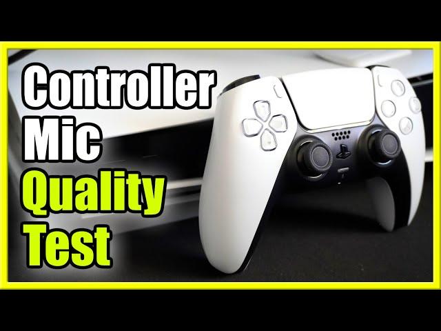 PS5 Controller Built in Mic Test (Is the Dualsense Mic Any Good?)