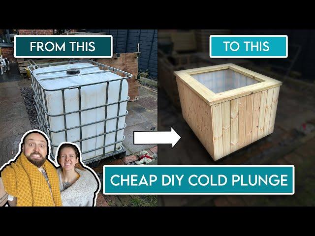 Building a DIY Cold Tub (Ice Bath) for £115 / $140! | Wim Hof Method Cold Exposure