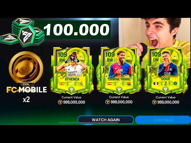 СПУСТИЛ 100.000 FC POINTS!! купил ВЕСЬ МАГАЗИН за 24 ЧАСА В FC MOBILE!!!