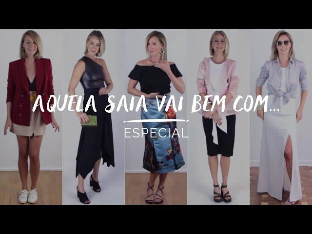 AQUELA SAIA VAI BEM COM... | LOOKS COM TODOS OS TIPOS DE SAIAS