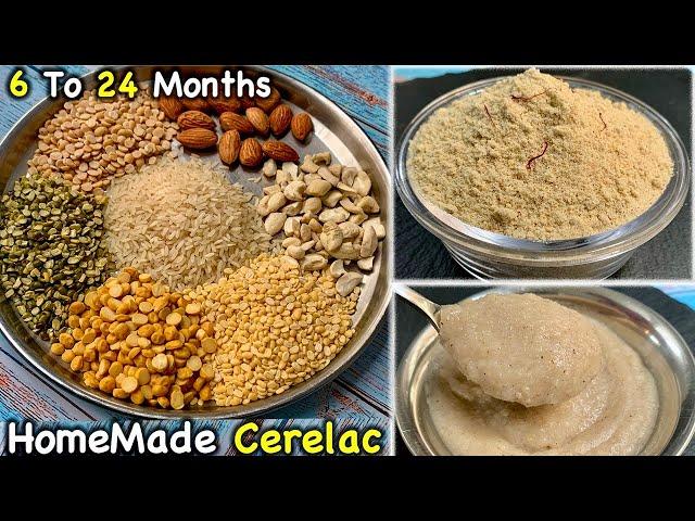 குழந்தைக்கு ஆரோக்கியமான சத்தான cerelac ரெடி  | homemade cerelac |  healthy baby foods in tamil