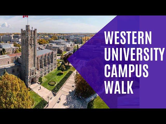 WESTERN UNIVERSITY CAMPUS WALK | CAMPUS WALK OF WESTERN UNIVERSITY | CAMPUS TOUR OF UWO | WESTERN