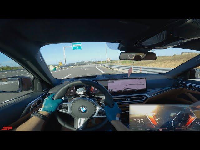 2023 BMW 4.20 G22 COUPE -TOPSPEED -// 0-100 // - AUTOBAHN POV Test Drive I 4K