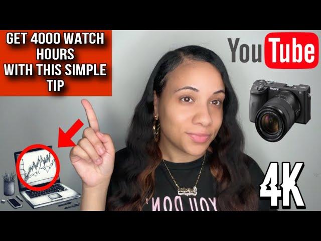 HOW TO GET ANY CHANNEL 4000 WATCH HOURS ON YOUTUBE THE EASY WAY | SIMPLE TRICKS TO GET HOURS FAST