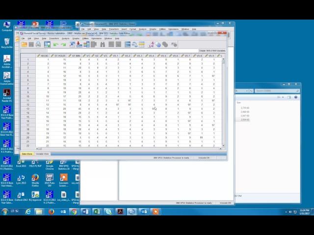 SPSS Example   Opening data file using syntax