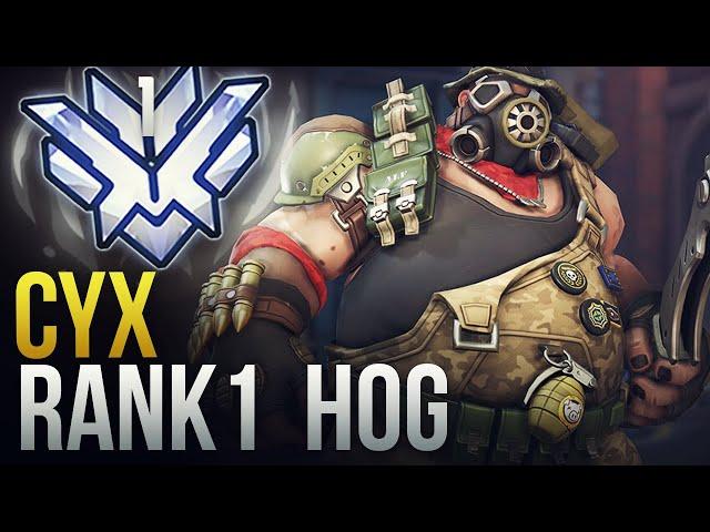 Best Of "CYX" RANK 1 NA ROADHOG - Overwatch Montage