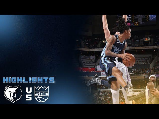 Memphis Grizzlies vs. Sacramento Kings Highlights | 11.22.22