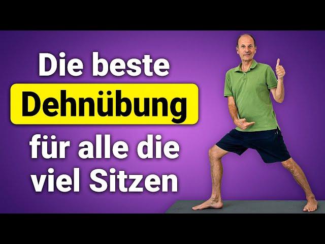 Die beste Dehnübung für alle, die viel sitzen