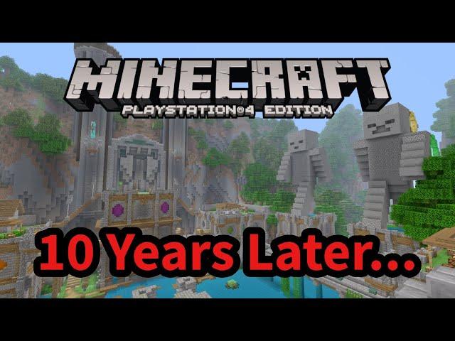 Minecraft PS4 Edition 10 Years Later…