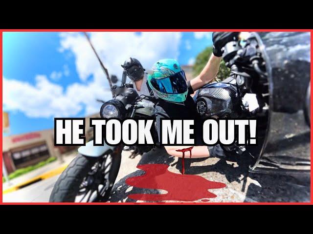 I Was In My First Motorcycle Crash!