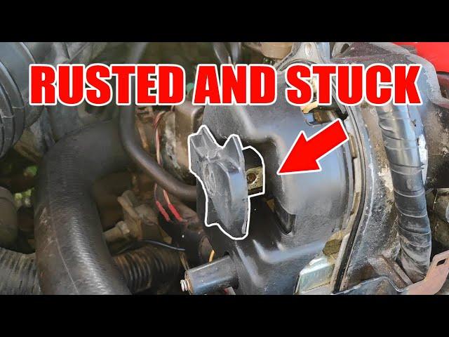 How To Remove Distributor Rotor When It's Stuck | Honda Prelude