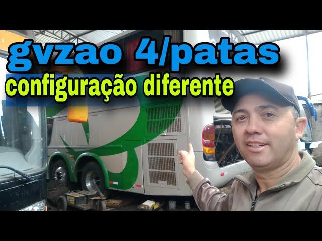 ônibus  gv 4 patas  com uma configuração diferente