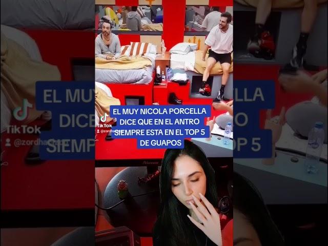 "ESTOY EN TOP5 DE GUAPOS CUANDO VOY AL ANTRO" DICE NICOLA PORCELA EN - LA CASA DE LOS FAMOSOS MEXICO