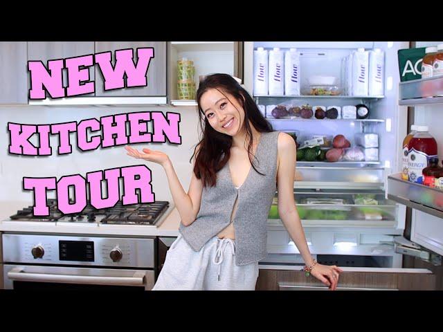 Organize my NEW KITCHEN with me & grocery shopping in NYC!!