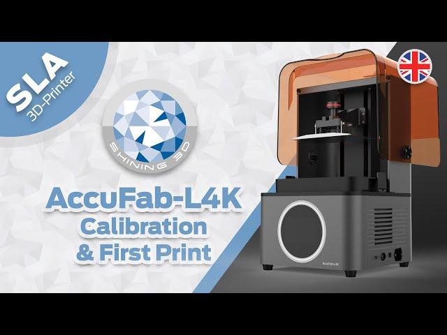 Shining3D AccuFab-L4K calibration and first print - English - SLA printer - OKM3D