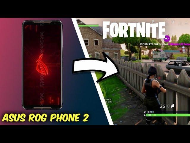 ASUS ROG Phone 2 gaming test - Fortnite mobile gameplay! ( epic/60fps )