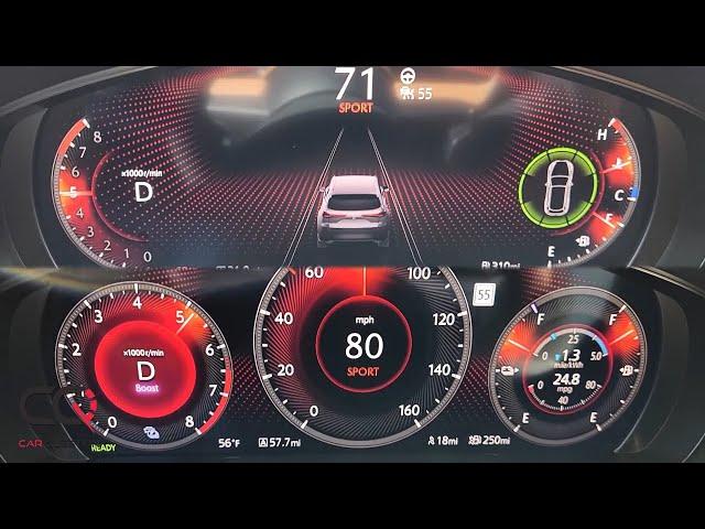 Mazda CX-90 acceleration test 0-60 mph: PHEV vs INLINE 6 Turbo!