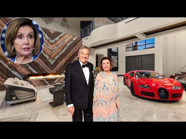 Nancy Pelosi's Lifestyle 2025  House Tour, Husband, 5 Children, Cars, Net Worth...