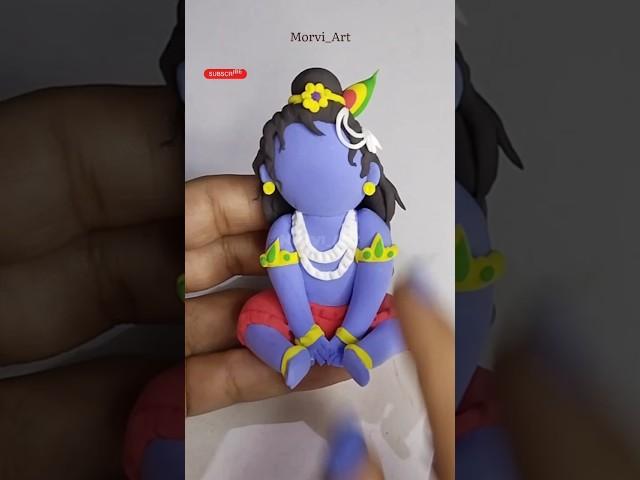 DIY clay Laddu Gopal #shorts