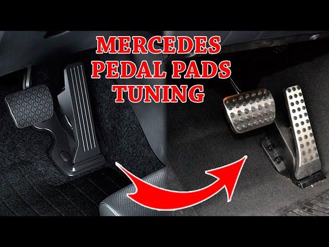 Pedal Pads Tuning for Mercedes W211, W204, W203, W210, W212 / Install Pedal Covers on Mercedes W211