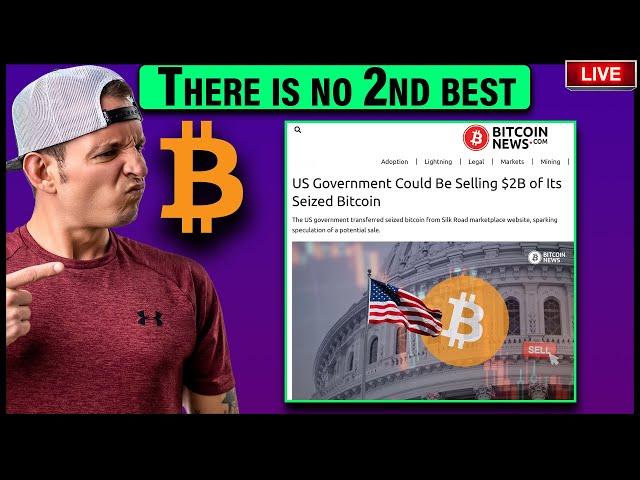 BREAKING NEWS | US Government Could Be Selling $2B of Its Seized Bitcoin @BitcoinNewsCom