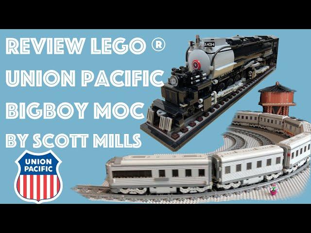 Review Lego ® Big Boy Union Pacific MOC 4000 Klasse by Scott Mills