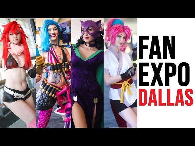 THIS IS FAN EXPO DALLAS TEXAS COMIC CON 2024 BEST COSPLAY MUSIC VIDEO VLOG COSTUMES ANIME EXPO