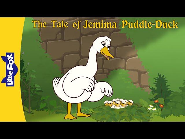 The Tale of Jemima Puddle-Duck Full Story l Peter Rabbit l Bedtime Stories | Little Fox