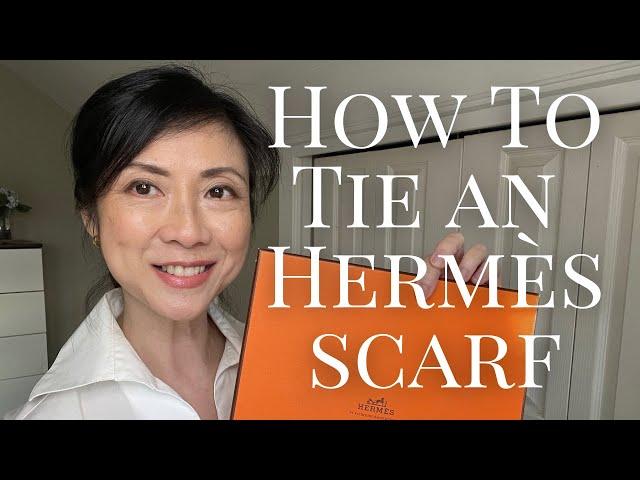 How To Tie An Hermes Silk Scarf