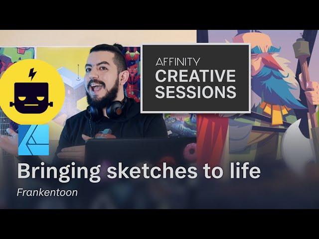 Bringing sketches to life in Affinity Designer and Photo with Frankentoon