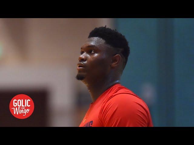 Still no word on Zion's status after he left bubble for emergency - Marc J. Spears | Golic & Wingo