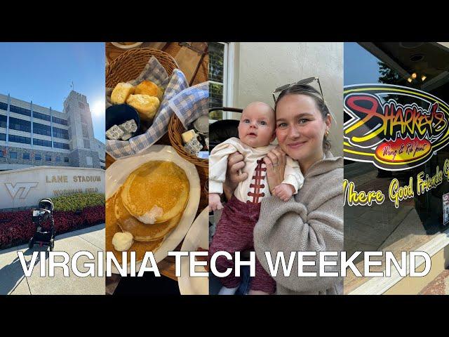 VIRGINIA TECH WEEKEND: walking campus, eating at our favorite restaurants, going to sharkeys