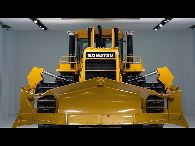 NEW KING The Power of the Komatsu D575A Bulldozer in Showroom Yellow!