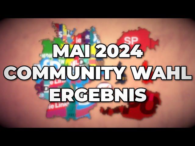 COMMUNITY WAHL MAI 2024 | ERGEBNIS | AFD, LINKE, CDU, GRÜNE, SPD, BSW