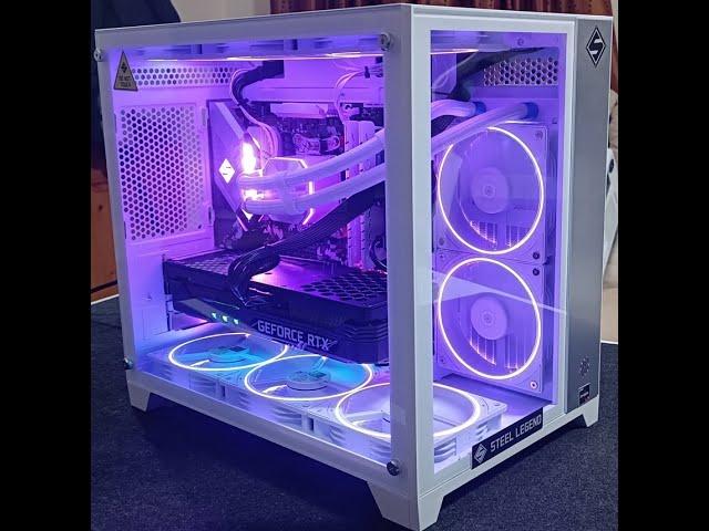 White Steel Legend Ryzen 7 RTX 3070 Ti Gaming PC