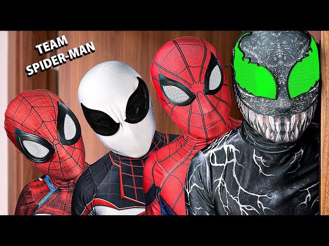 TEAM SPIDER-MAN vs BAD GUY TEAM || LIVE ACTION STORY 1