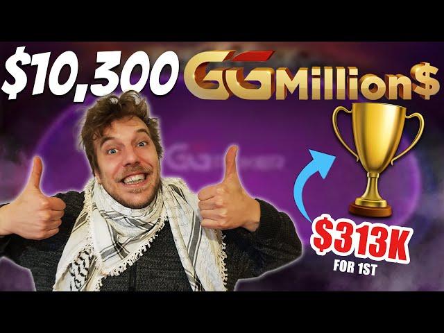 Playing a TEN THOUSAND DOLLAR TOURNAMENT | $10,300 GGMillion$ High Roller!