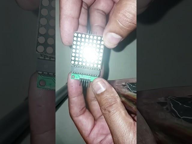 MAX7219 8×8LED matrix#shorts#diy#electronic#arduino#arduinoproject #howto