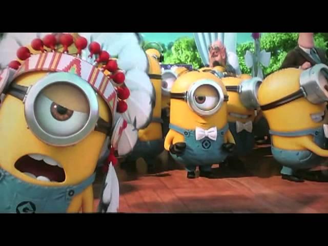 Despicable Me 2 - minions sing and dance